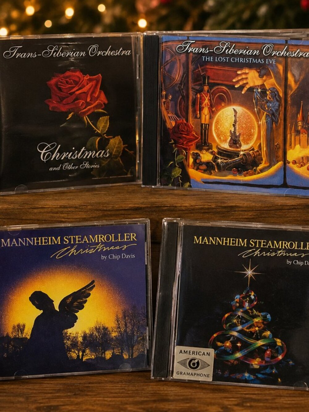 Trans Siberian Orchestra Mannheim Steamroller Christmas 4 CD Lot